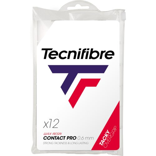 Tecnifibre CONTACT PRO Overgrip 12er weiß
