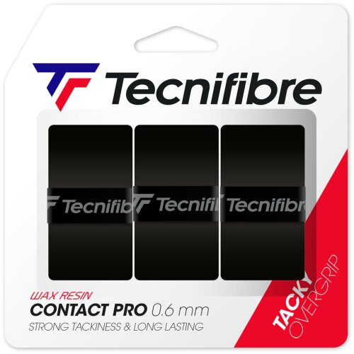 Tecnifibre CONTACT PRO Overgrip 3er schwarz