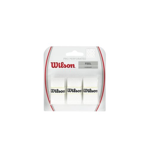 Wilson PRO OVERGRIP perforated ( 3er Pack ) weiß