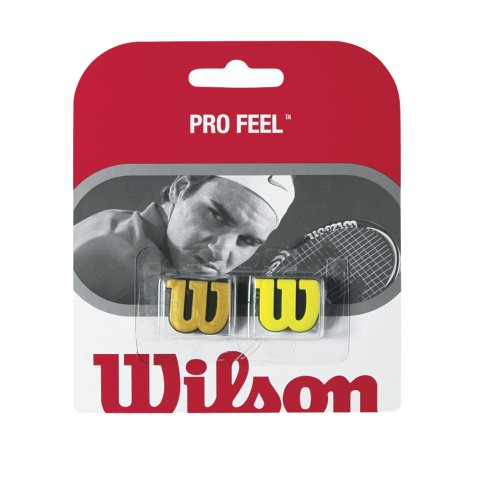 Wilson Pro Feel Dämpfer ( 2er Pack ) gold / gelb