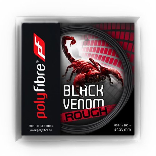 POLYFIBRE Black Venom Rough ( 12,2m Set ) schwarz