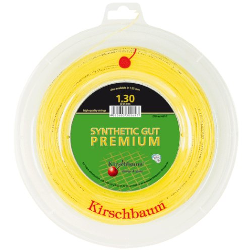 Kirschbaum SYNTHETIC GUT PREMIUM ( 200m Rolle ) gold 1,30 mm
