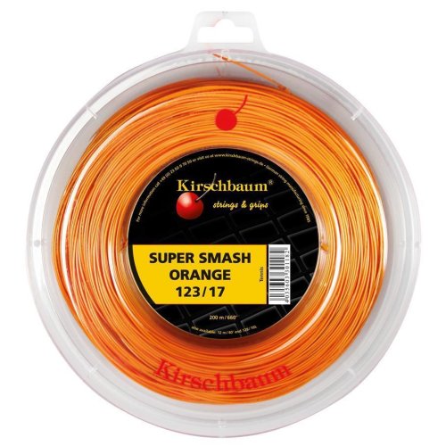 Kirschbaum Super Smash ORANGE ( 200m Rolle ) orange 1,28 mm