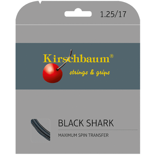 Kirschbaum BLACK SHARK ( 12m Set ) schwarz 1,25 mm
