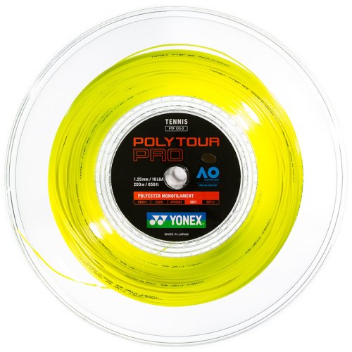 Yonex Poly Tour PRO ( 200m Rolle ) flashgelb 1,25 mm