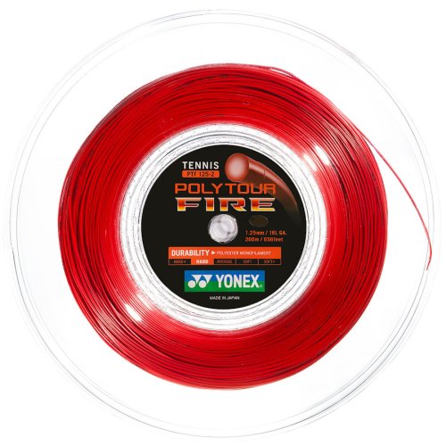 Yonex Poly Tour FIRE ( 200m Rolle ) rot