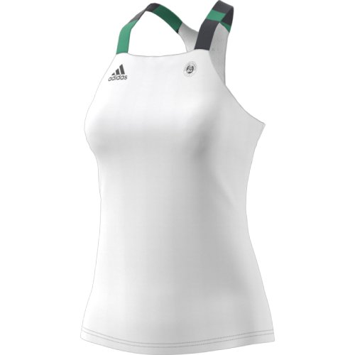 Adidas Roland Garros Tank Women weiß-schwarz-grün